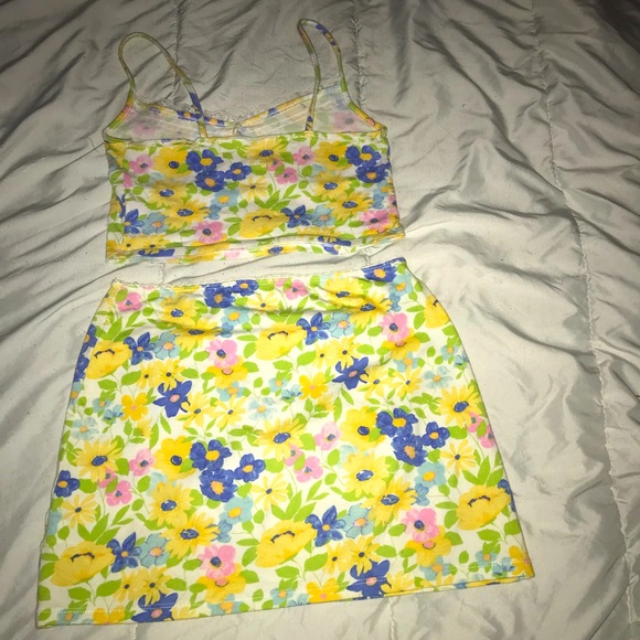 Floral two-piece matching set - Picture 4 of 6